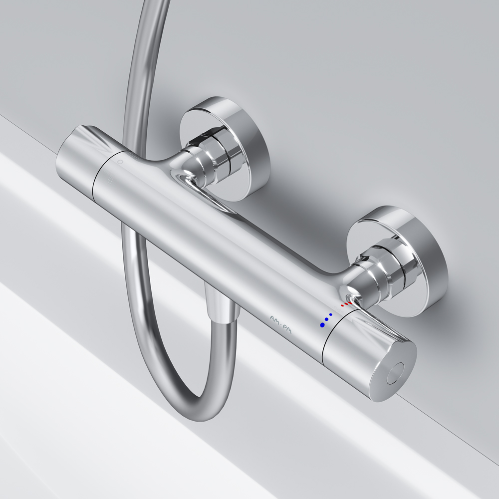 F8040000 смеситель д/душа с термостатом хром шт AM.PM Like - Вид №2