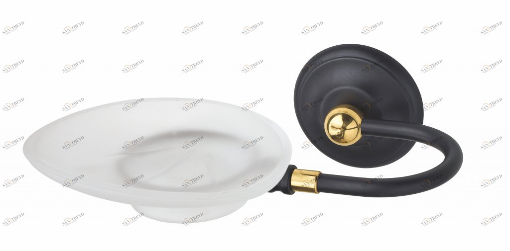 Мыльница подвесная, матовое стекло ART&MAX SOPHIA AM-2139-Nero/Do-Ant