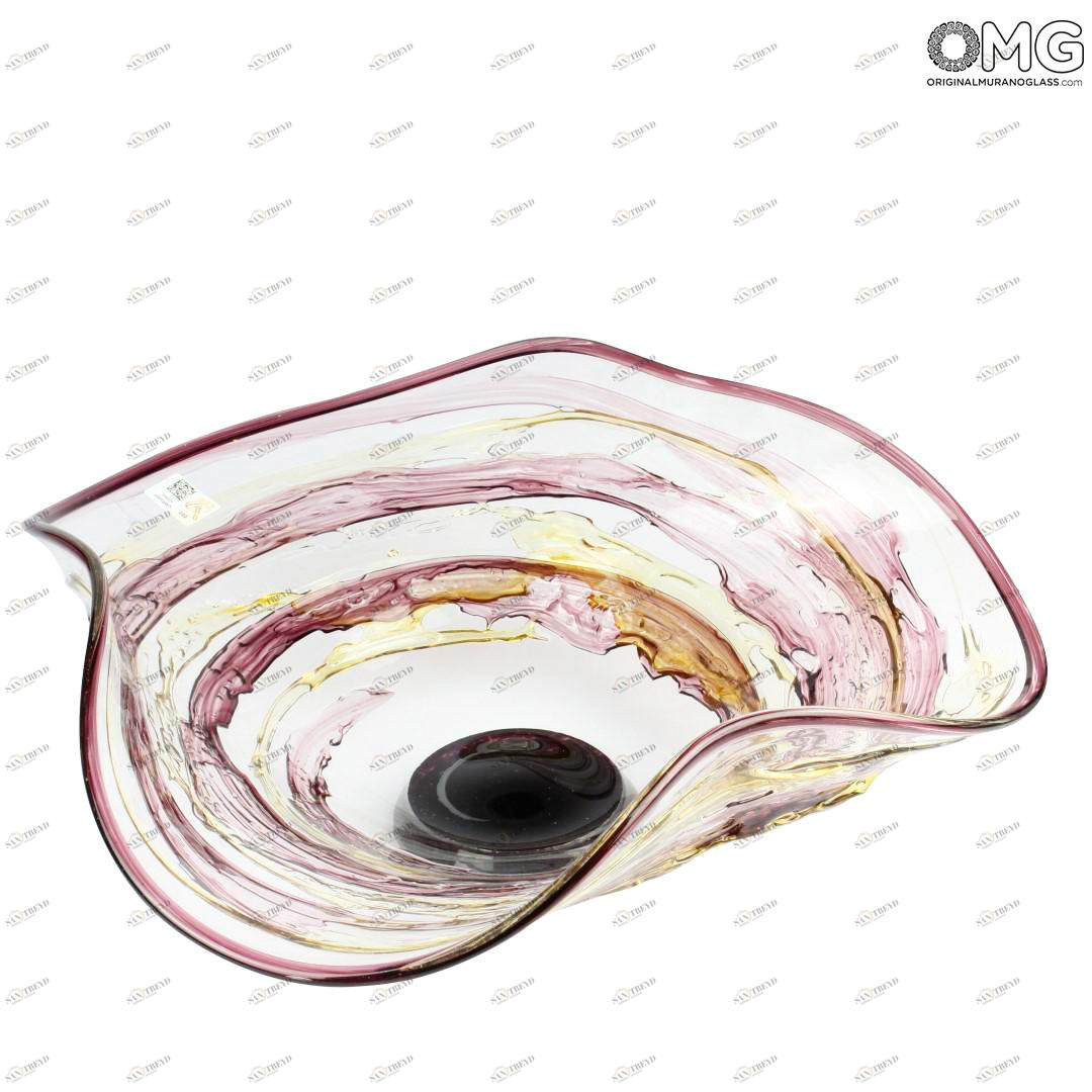 3007 ORIGINALMURANOGLASS Декоративная чаша Кир - Original Murano Glass 26 см 