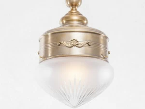 Patinas Lighting Подвесной светильник с прямым светом ручной работы из латуни Papa