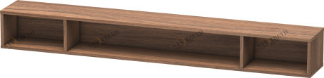 LC120107979 L-Cube Элемент полки (горизонтальный) Орех натуральный, декор Duravit