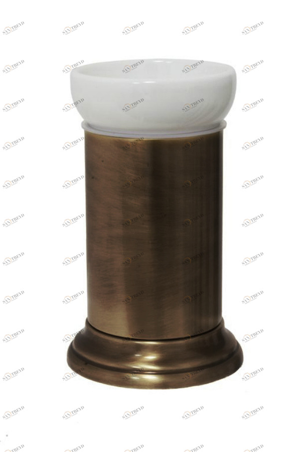 Стакан для щеток MIGLIORE Mirella ML.MRL-4410BT - тосканская бронза ML.MRL-4410.BT