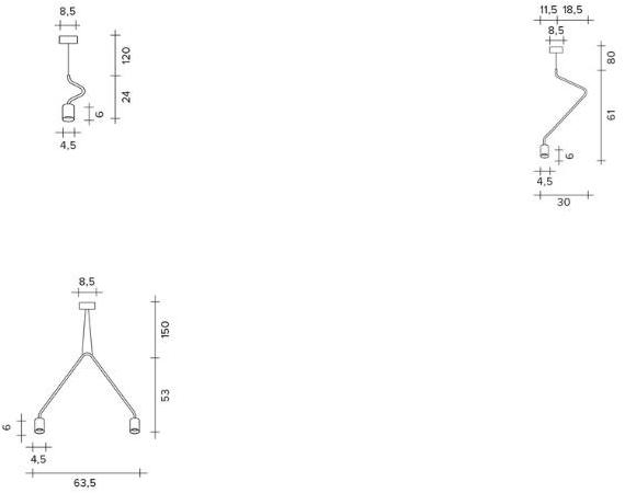 Urban Светодиодный подвесной светильник из алюминия Caos 1714.30 - 32 - Вид №4