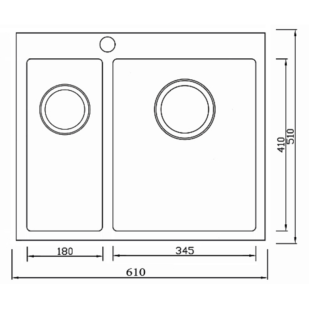 Кухонные мойки Eco Marino SMB-6151DLS.A SEAMAN  - Вид №1