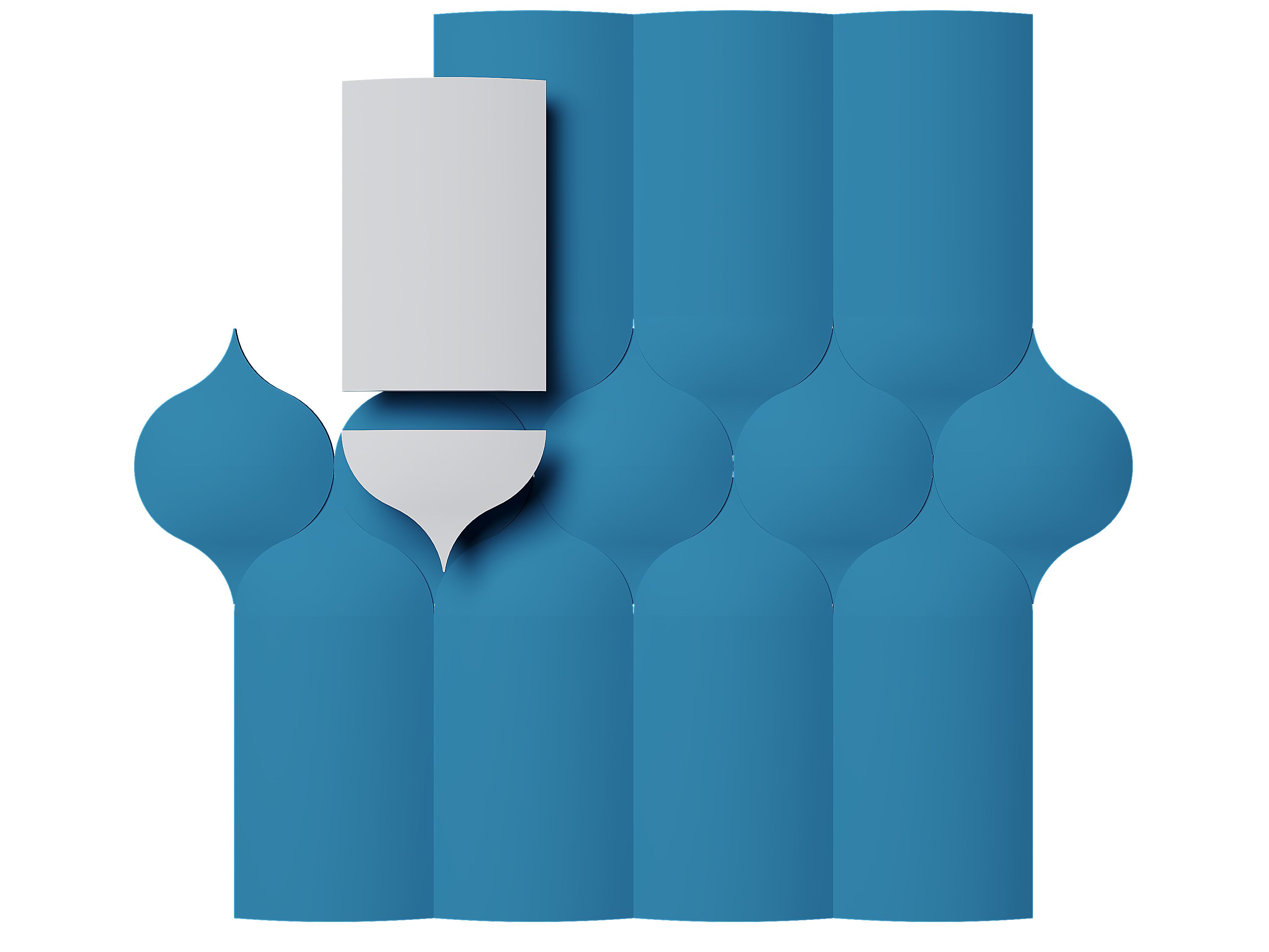 Трехмерное гипсовое покрытие WallDeco дизайн ARCH-00005957