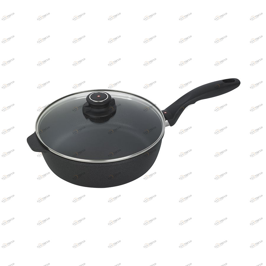 Сотейник индукционный Swiss Diamond со стеклянной крышкой, Ø24 см XD6724IC