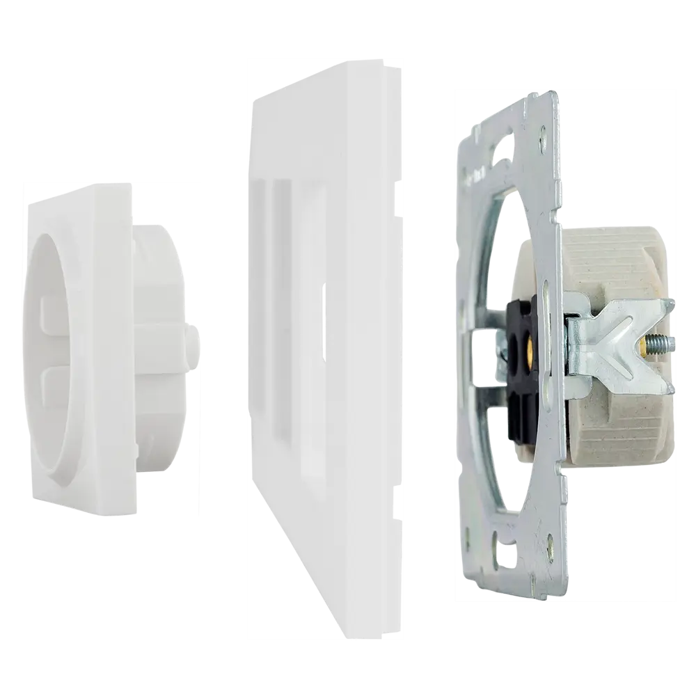 Рамка для розеток и выключателей Legrand Structura 3 поста цвет белый 82064599 STLM-2130693 - Вид №2