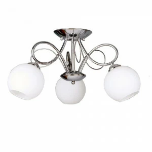 Потолочная люстра Omnilux Bellano OML-24707-03 OMNILUX BELLANO 336867 Белый;хром