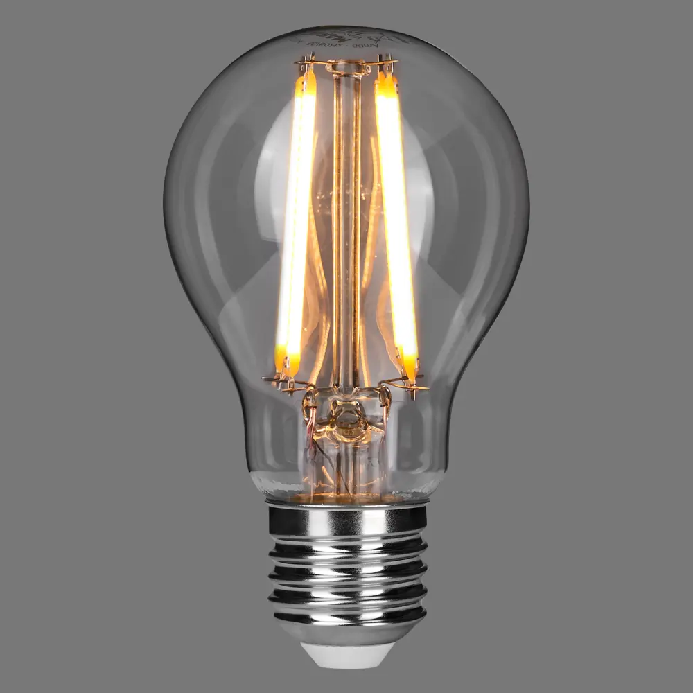Лампа светодиодная Osram E27 220 В 7 Вт груша прозрачная 806 лм жёлтый свет 82481265 STLM-2079803  - Вид №2
