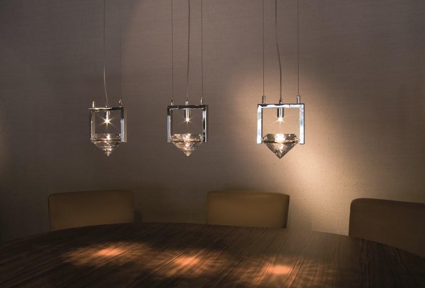 ILFARI Подвесной светильник из металла с кристаллами Elements of love 10518/10519 - Вид №1