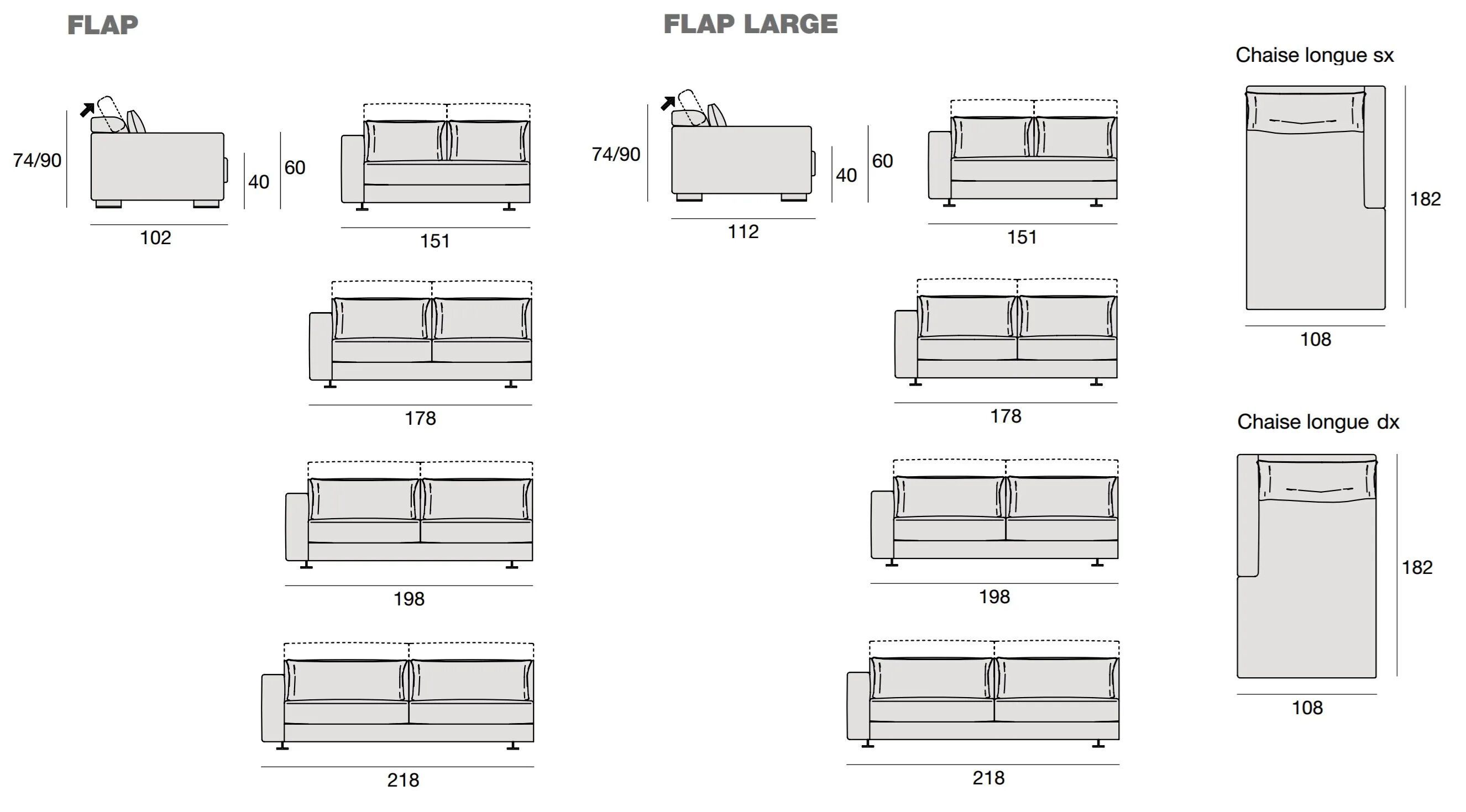 Модульный тканевый диван с полуостровом CTS SALOTTI лоскут ARCH-00118046 - Вид №5