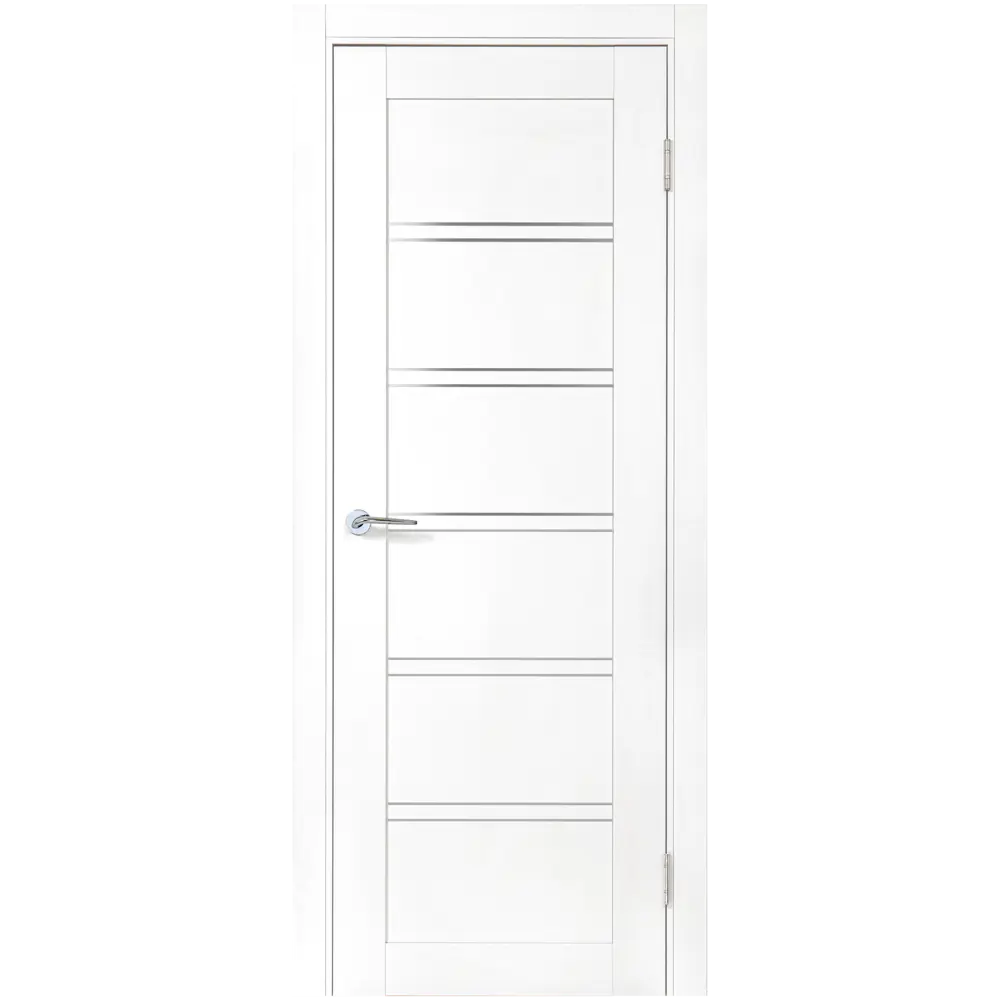 Комплект двери Легда-28 со стеклом 90x200 см полипропилен цвет белое дерево с добором 150 мм PORTIKA STLM-2017269