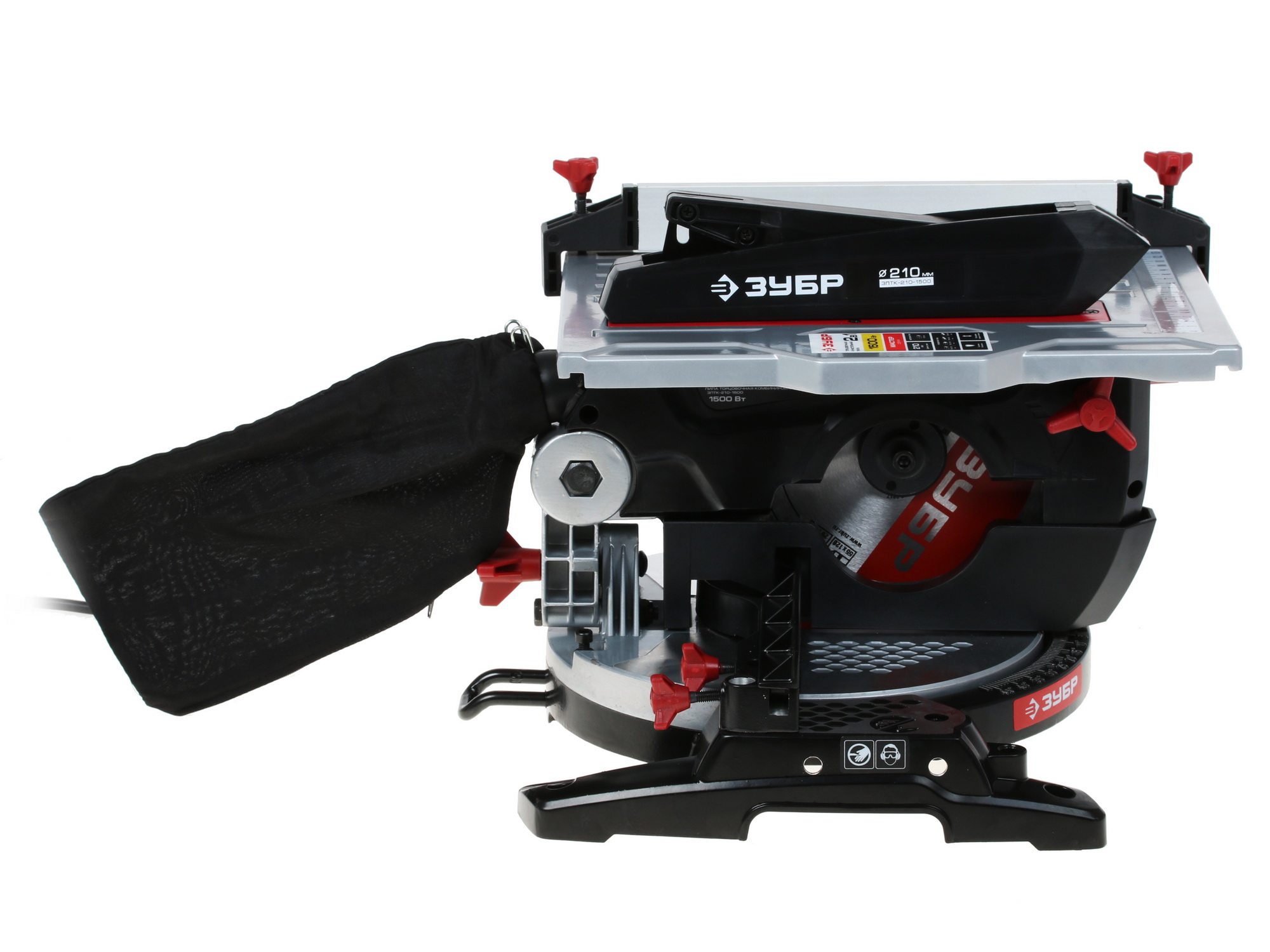 Торцовочная пила комбинированная Зубр ЗПТК-210-1500 8103316 STDN-0089231 - Вид №4