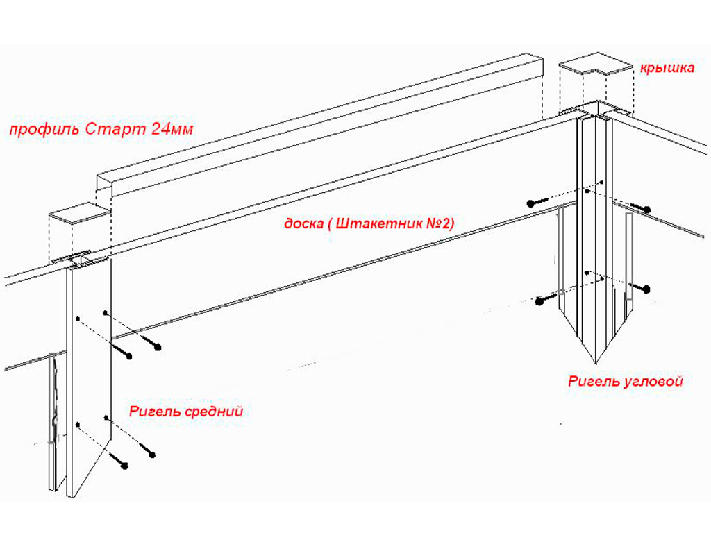 Профиль для панели грядки 1,4 м ГеоПластБорд GPBST-131 - Вид №3