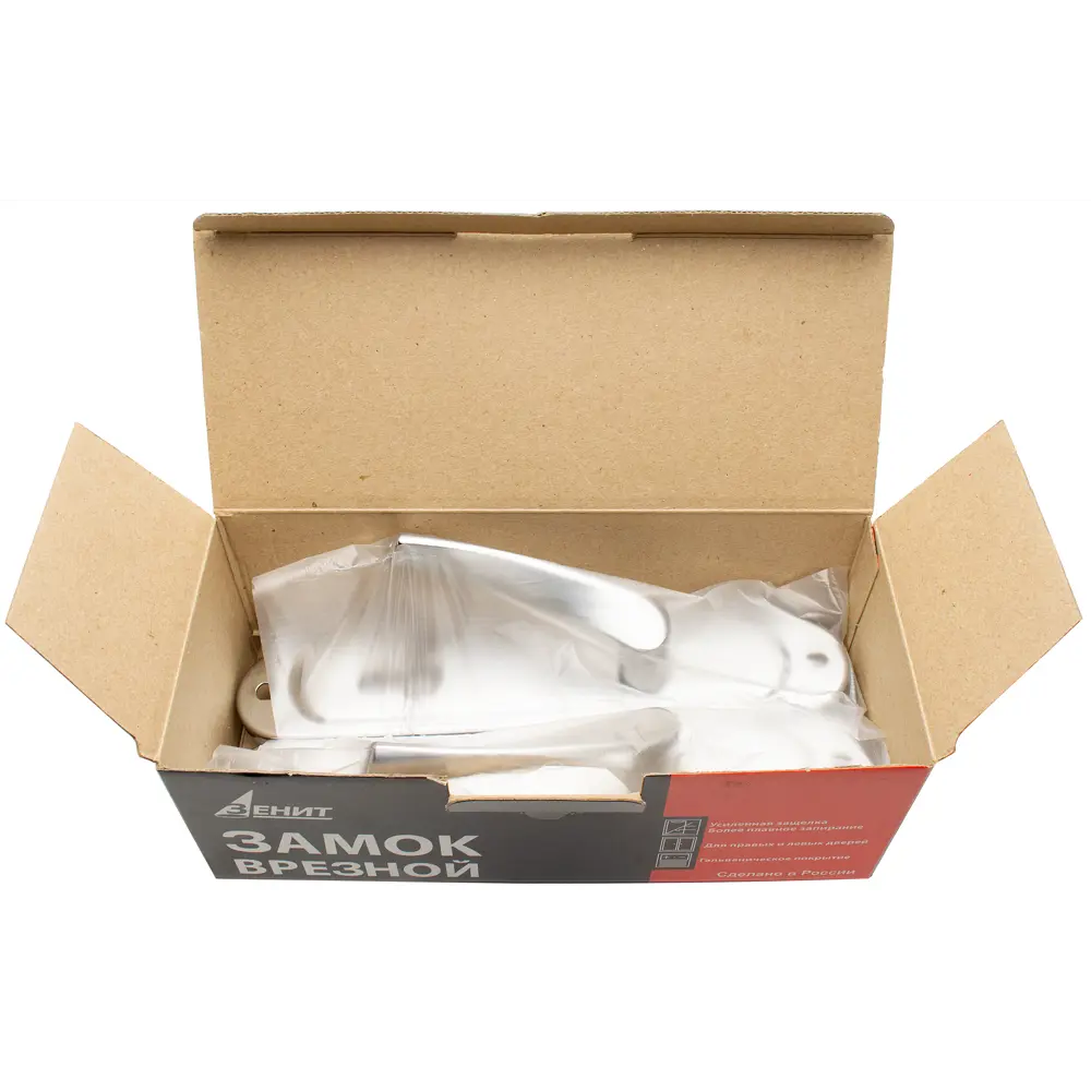 ЗЕНИТ ЗВ4-85.3 Врезной замок с усиленной ручкой, хром 82490865 STLM-0028436 - Вид №6