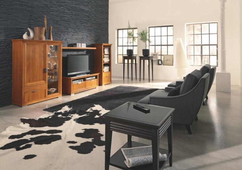 SELVA Комод вишневый со встроенной подсветкой Luna 7237 - Вид №1