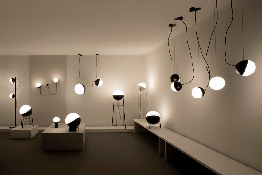 Milan Iluminacion Подвесной светильник из стали с прямым светом в современном стиле Half sun-id-1432559 - Вид №13