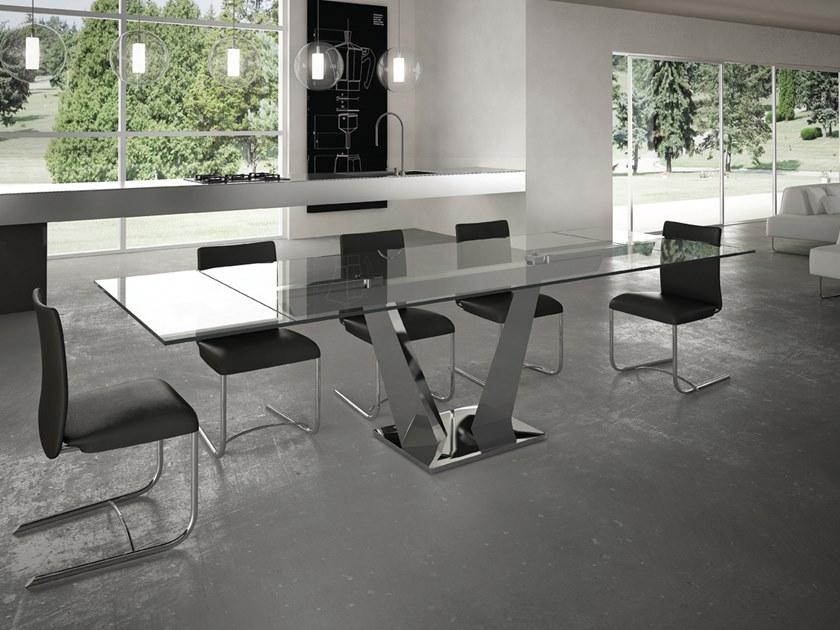 NAOS Раздвижной стеклянный стол sun-id-1400621 - Вид №2