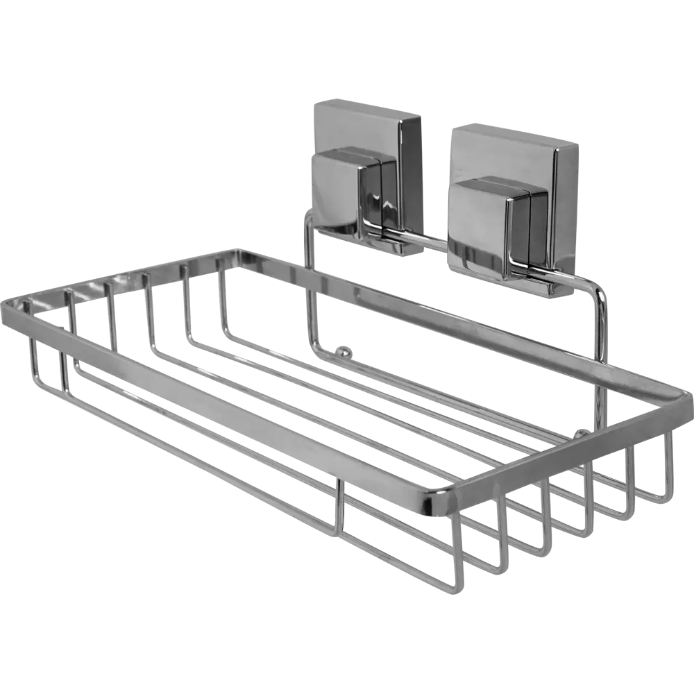 Полка для ванной комнаты Sensea «Smart Lock» на присоске металл SIMPLY LOCK XP STLM-2151231 - Вид №1