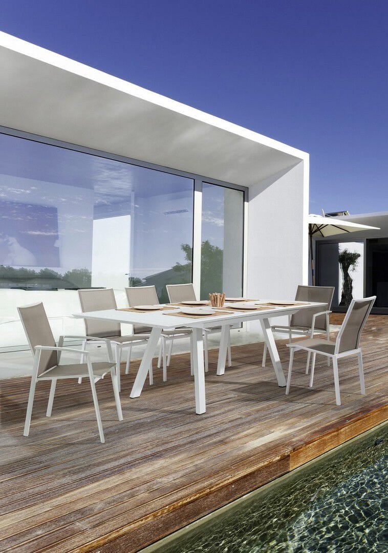 Алюминиевый штабелируемый садовый стул BIZZOTTO Cruise ARCH-00104047 - Вид №11