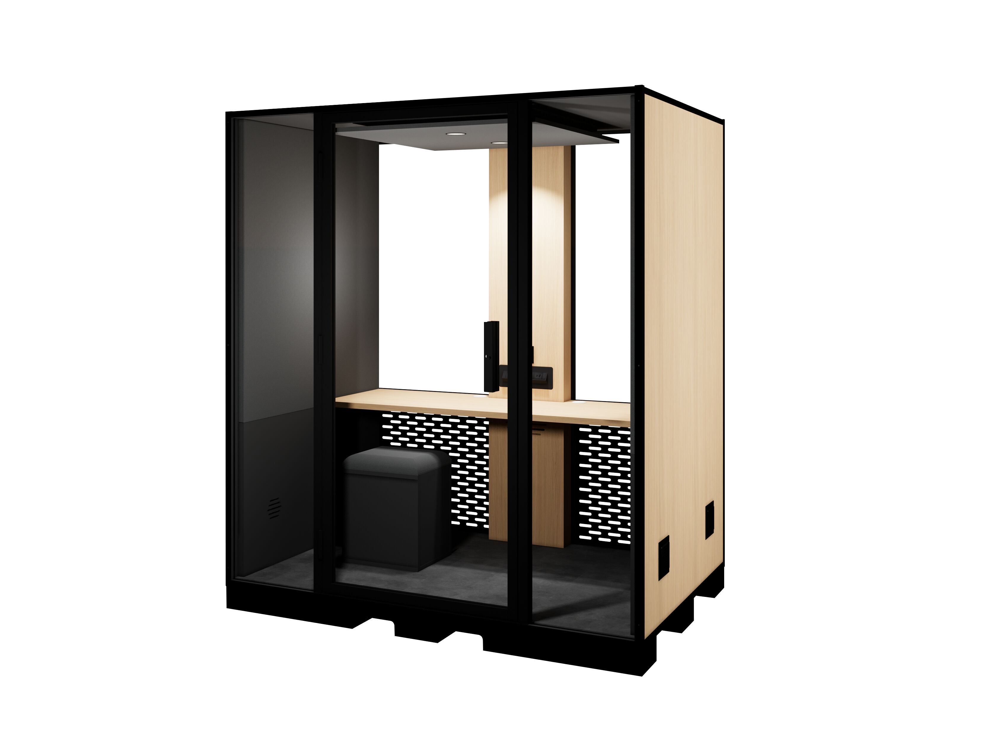 Акустическая офисная кабина со встроенным освещением Blabla-Cube Indus ARCH-00123461 - Вид №3