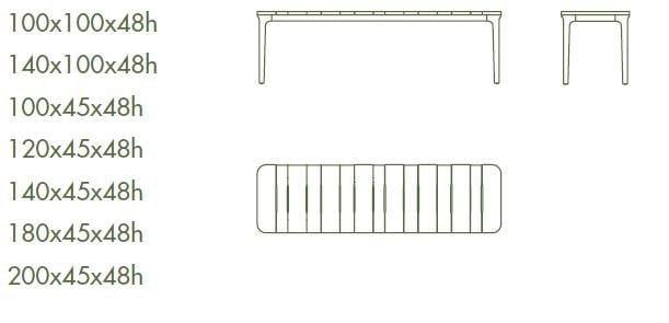 Деревянная садовая скамейка Sovet Italia тонкий ARCH-00031627 - Вид №3