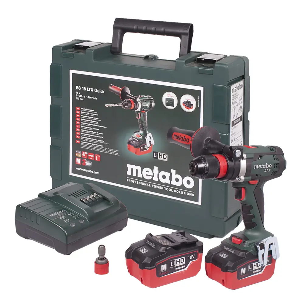 Шуруповерт Metabo BS 18 LTX Quick Metabo, Li-ion 18 В 18119561 STLM-2107251  - Вид №3