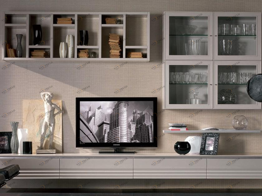 Cantiero Модульная стенка для хранения из массива дерева Elettra day El1018