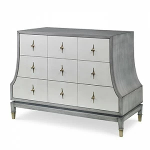 Тумбочка 02293-830-010 Tapered Chest - Ash Grey / Linen Ambella