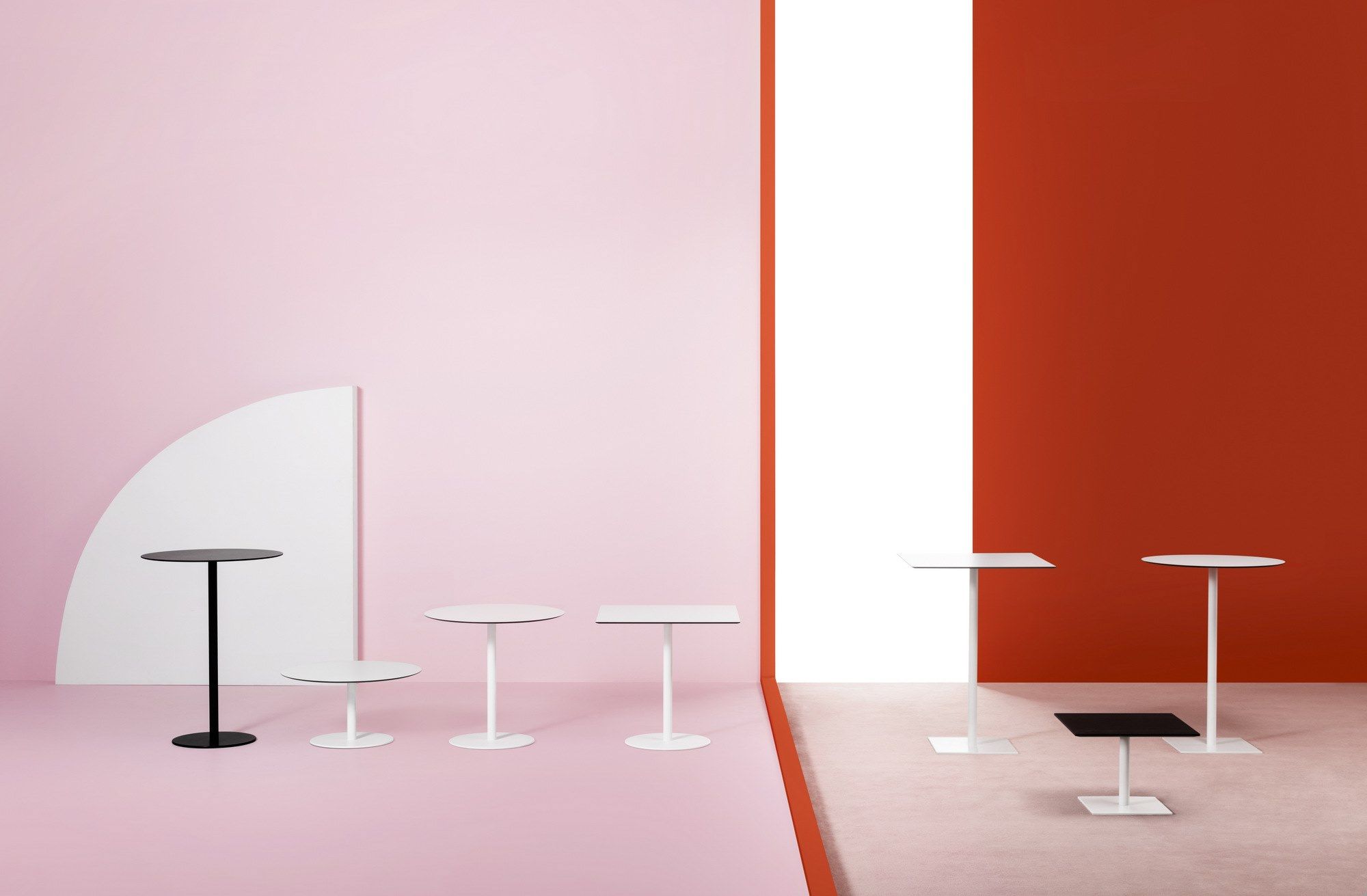 Квадратный стол HPL с основанием для спиц Luxy склеивание ARCH-00141703 - Вид №2