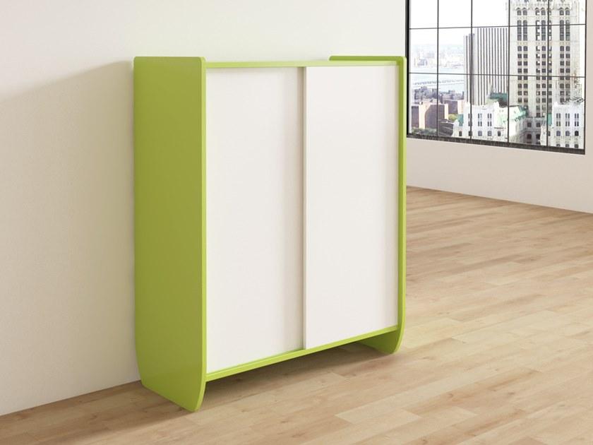 FERCIA Высокий офисный шкаф с раздвижными дверцами Stone St.sfg.1._._ _ - Вид №1