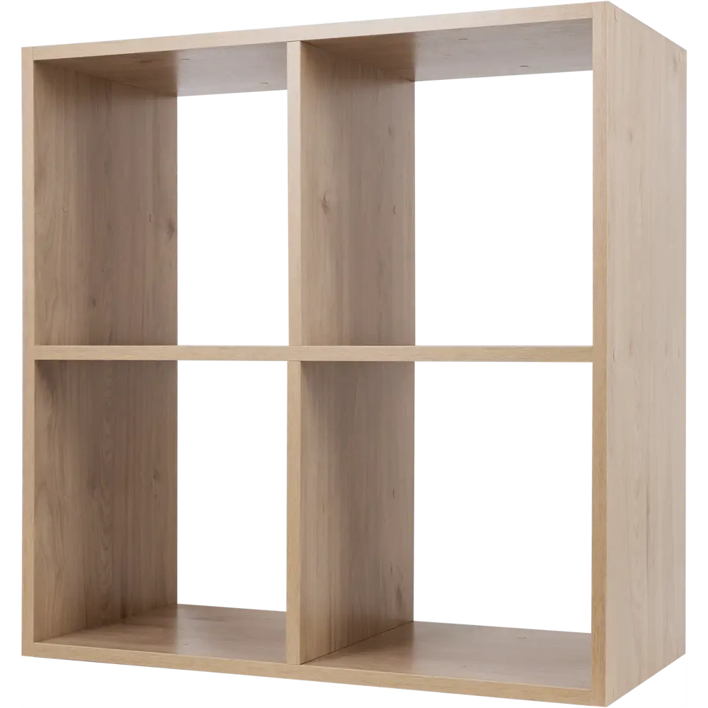 Стеллаж SPACEO KUB 2x2К, 70х70х31,7 см, цвет дуб 82037479 STLM-2122011 
