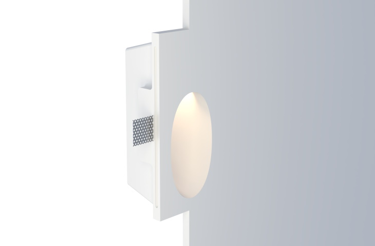 SN 025 Встраиваемый стеновой гипсовый светильник Stellanova SUBRA 