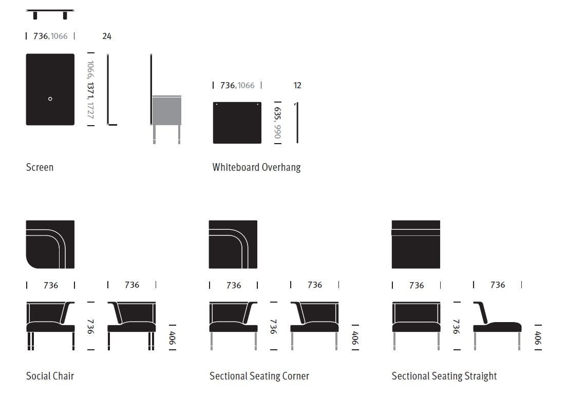 Офисный остров для кофе-брейка Herman Miller Public Office Landscape ARCH-00099823 - Вид №2