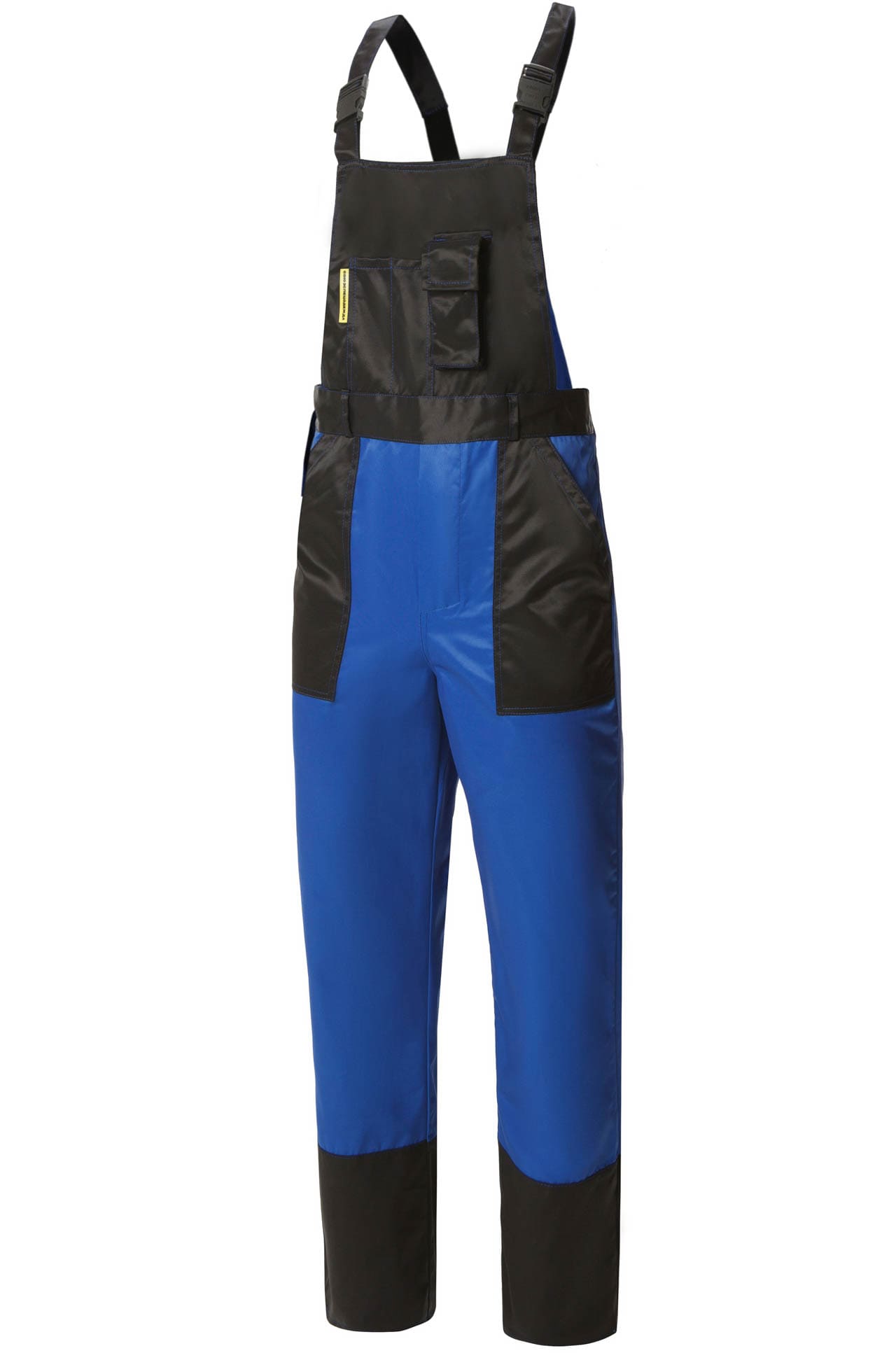 61471 Полукомбинезон "Мастер" василек-черный  Летняя спецодежда  размер 48-50/170-176 