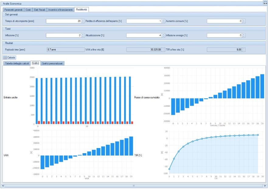 Программное обеспечение для предварительной оценки фотоэлектрических систем Blumatica Blumatica Valutazione Preliminare FV ARCH-00098308 - Вид №4