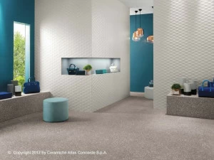 Atlas Concorde Объемная белая плитка для стен 3d wall design