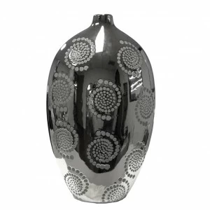 Ваза керамическая широкая 10х34 см Pokira BUREAU ДИЗАЙНЕРСКИЕ 263010 Черный