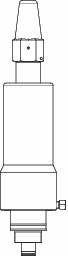 Danfoss CVP — регуляторы давления для поддержания давления перед клапаном (до себя) Пилотн.клапан пост.давл.CVP-M(4 -28бар) 027B0921  - Вид №11