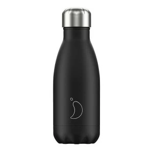 Термос 260 мл черный Monochrome Black CHILLY'S BOTTLES ДИЗАЙНЕРСКИЕ 00-3948001 Черный