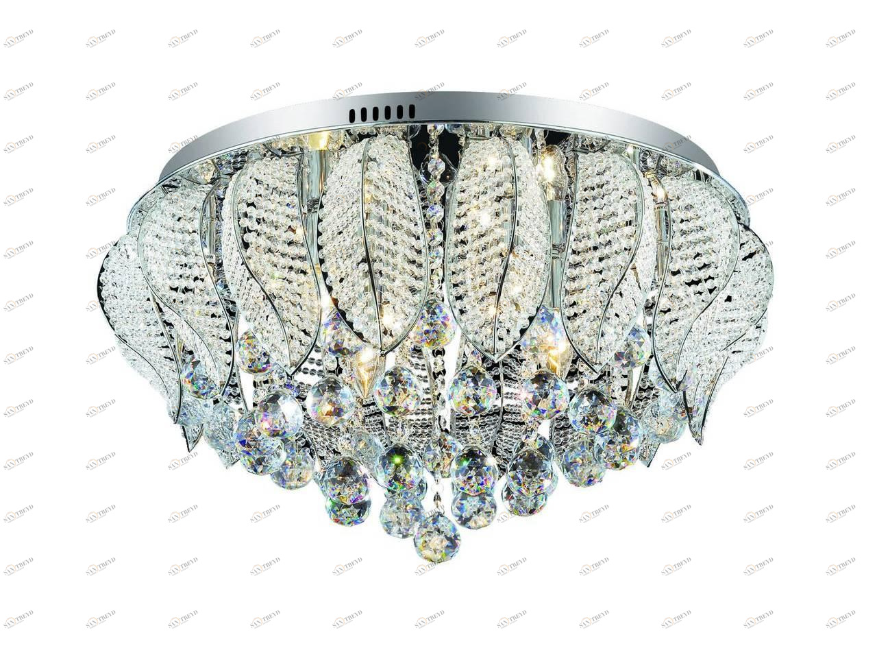 Потолочный светильник Ideal Lux Mozart PL9 IDEAL LUX ДИЗАЙНЕРСКИЕ, MOZART 073770 Прозрачный;хром 