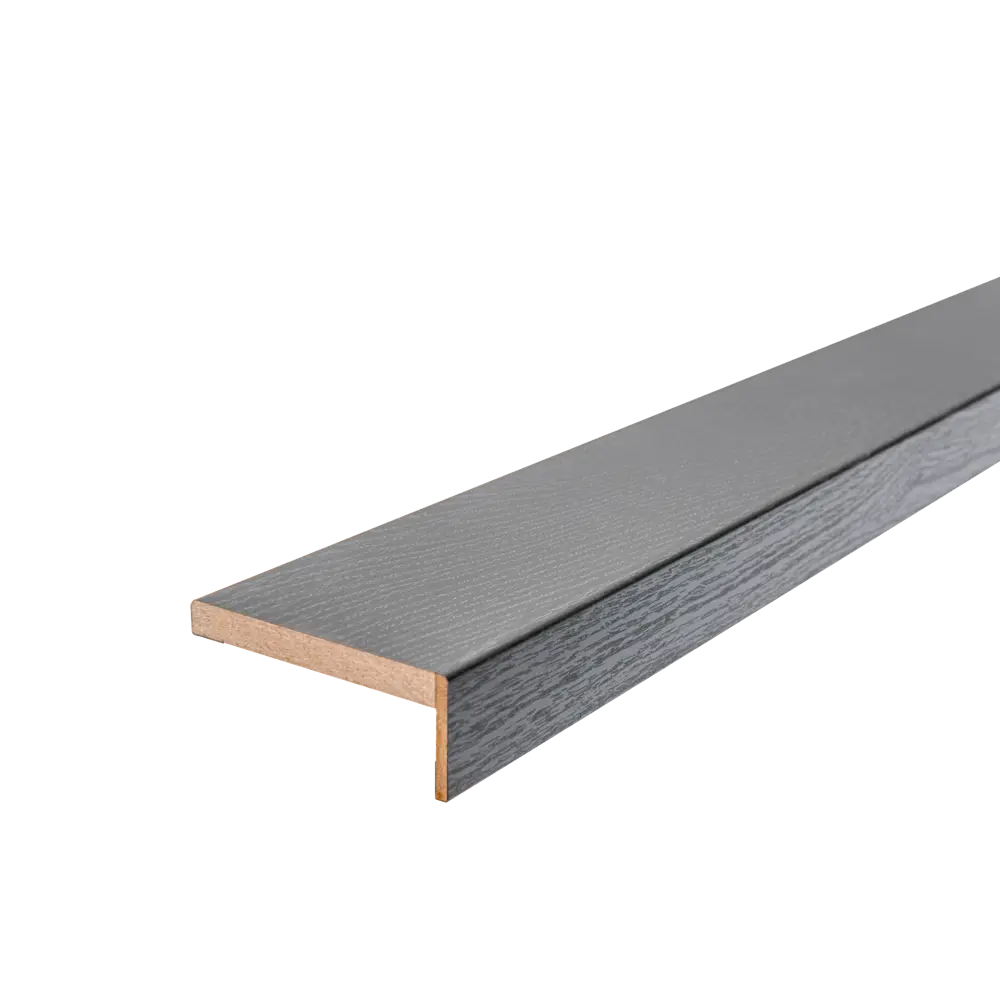 Телескопический наличник PORTIKA Альпика 2450x100x8 мм цвет Графит Вуд 88914962 STLM-0895571