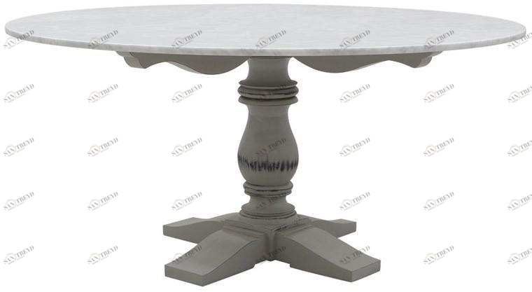 Il Giardino di Legno Круглый обеденный стол из мрамора Mozaic Moza0478