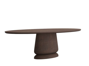 Овальный дубовый обеденный стол