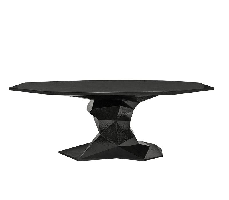 0-199 Черный обеденный стол бонсай Boca Do Lobo  - Вид №6