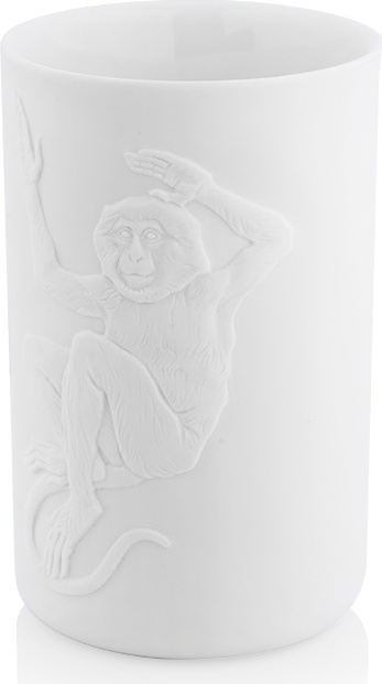 10578196 Furstenberg Чашка-бокал для горячих напитков Furstenberg "Обезьяна"(белая) Фарфор 