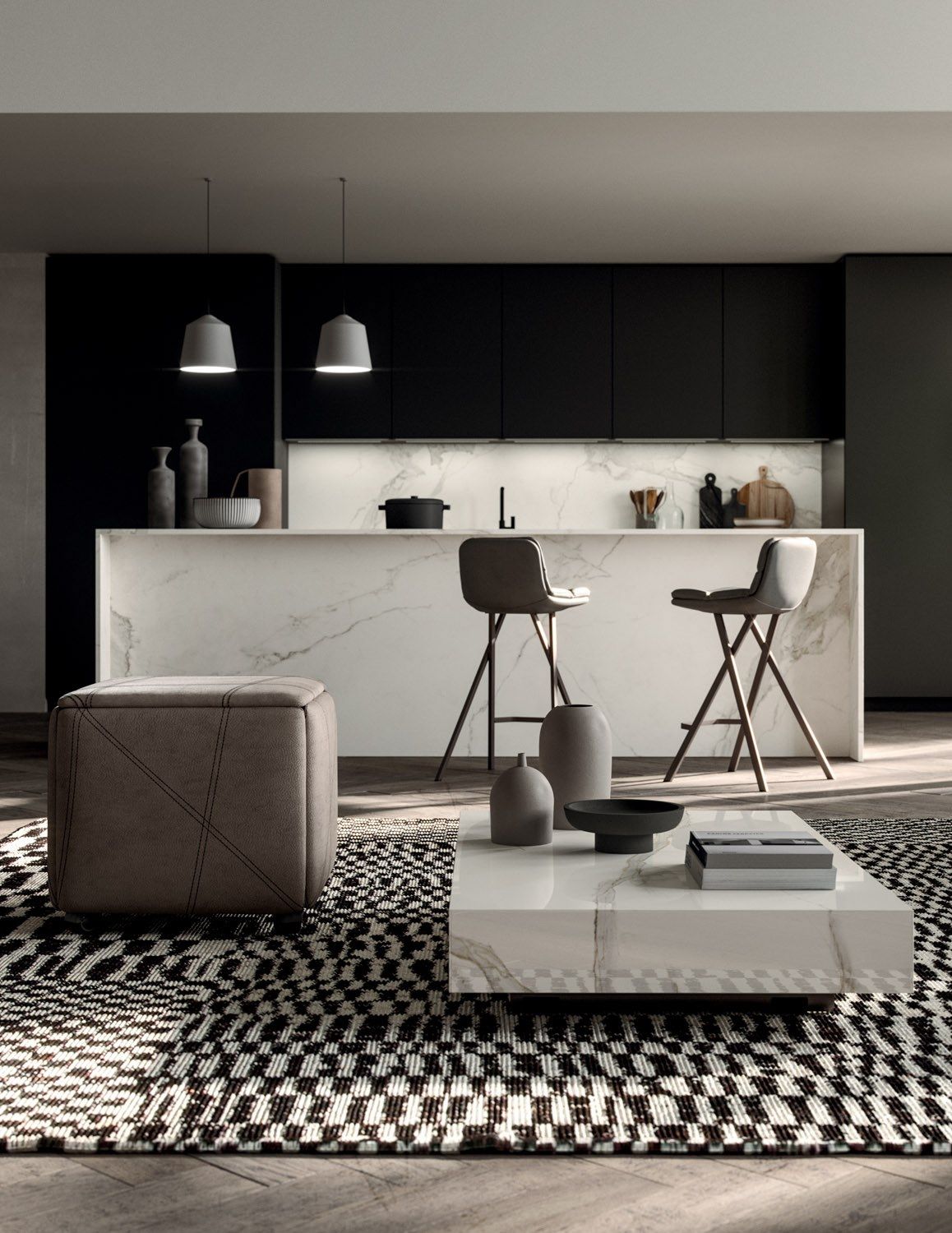 Регулируемый по высоте выдвижной журнальный столик Ozzio Italia BOX ARCH-00146172 - Вид №3