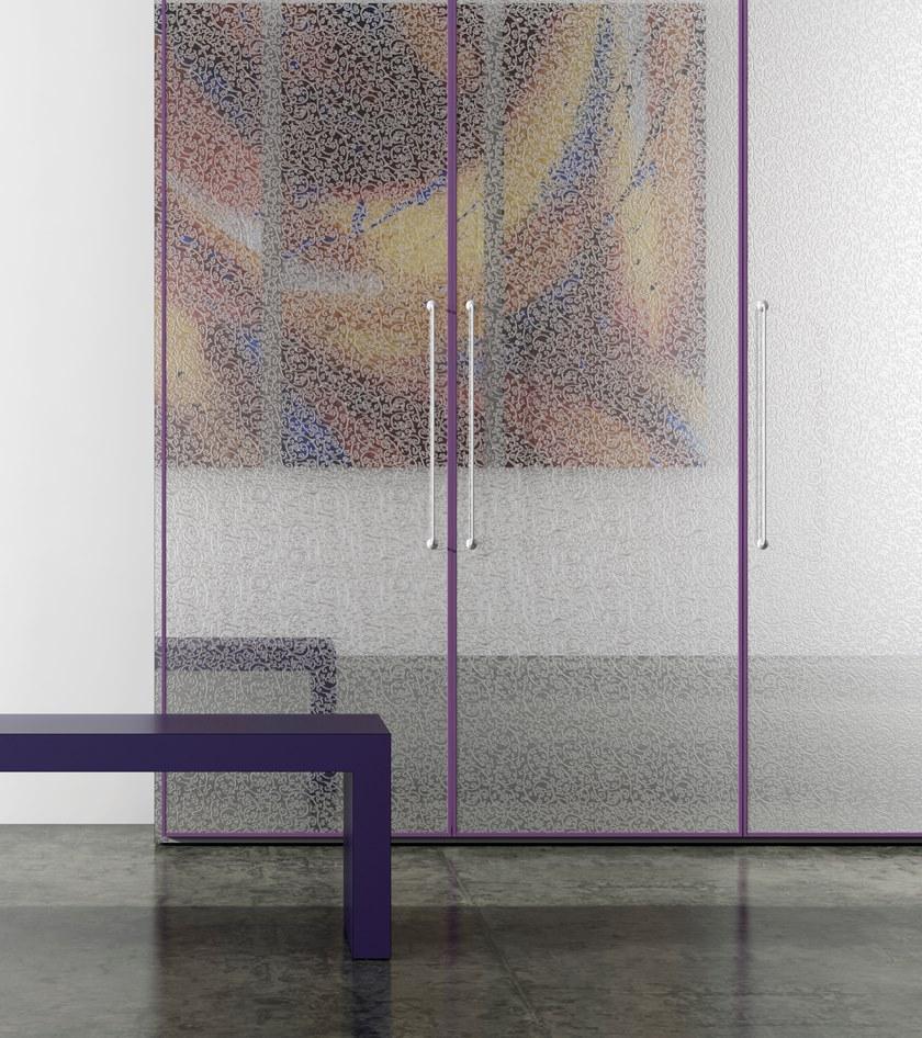 De Rosso Гардероб с зеркальным эффектом распашные двери hpl Alfabeto sun-id-1407290 - Вид №1