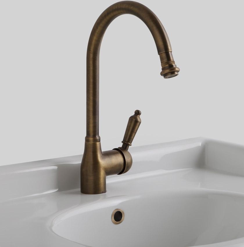 BLEU PROVENCE Смеситель для кухни на одно отверстие с вытяжным душем Rubinetti da cucina Rka05br - Вид №2