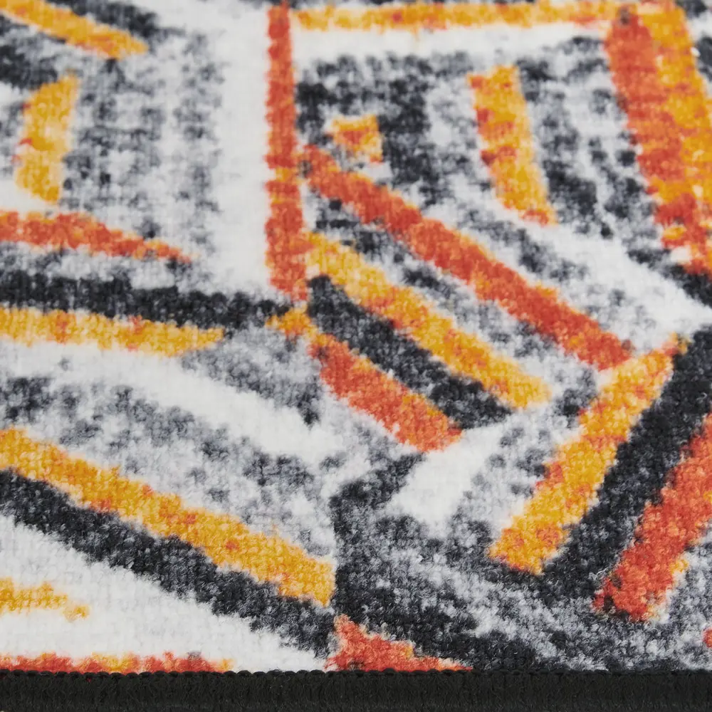 Коврик декоративный нейлон Кристалл 50x80 см цвет оранжевый CTIM STLM-2110220 - Вид №3